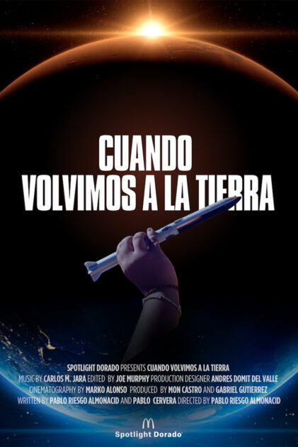 CuandoVolvimosALaTierra-Poster Poster for Cuando Volvimos A La Tierra Spotlight Dorado Film